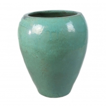Vaso Vietnamita Cermica Importado Noodle Grande Aqua D65cm x A84cm